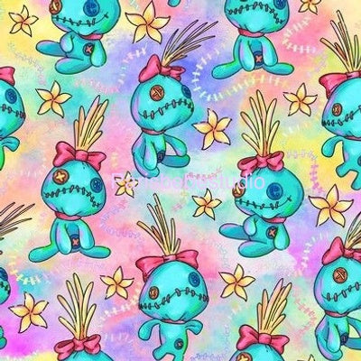 New! Scrumpy Stitch/Lilo Coord Tropical Multi colors preorder