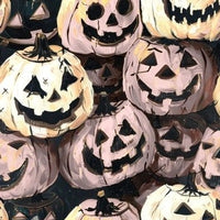 Retro Halloween Pumpkins Pink preorder