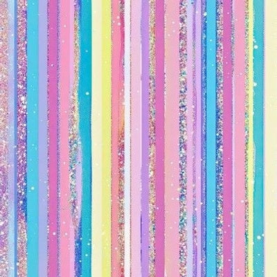 Preppy Birthday Glitter Stripes preorder