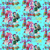 Huntrix Holiday Aqua* JPG Digital Download seamless file