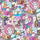 New! Park Kitty Cats Hand drawn preorder