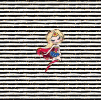 Super Hero Girl blond stripes