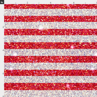 Red/Silver Glitter Stripes 4th of July preorder