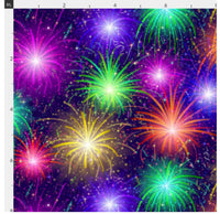 Fireworks rainbow colors preorder