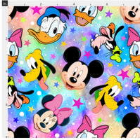 Mouse Characters Colors Stars PO