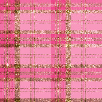 Pink and Gold  Glitter Plaid preorder