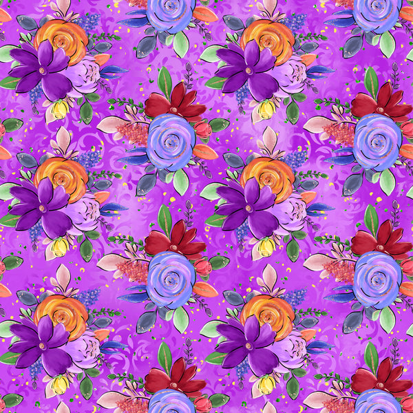 Purple whimsical fall Floral preorder