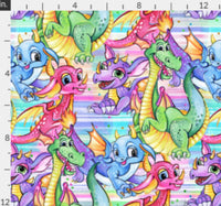 Dragon Dino Happy Land #1 Rainbow stripe