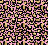 Cheetah pink/gold/black