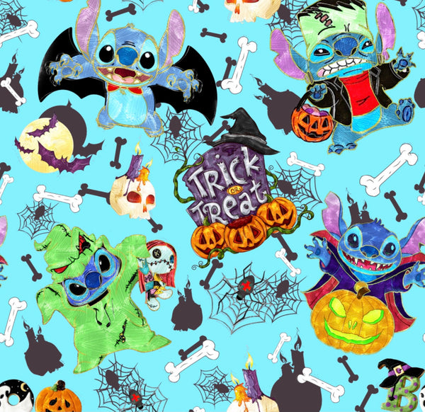 Stitch Halloween sky blue! Preorder